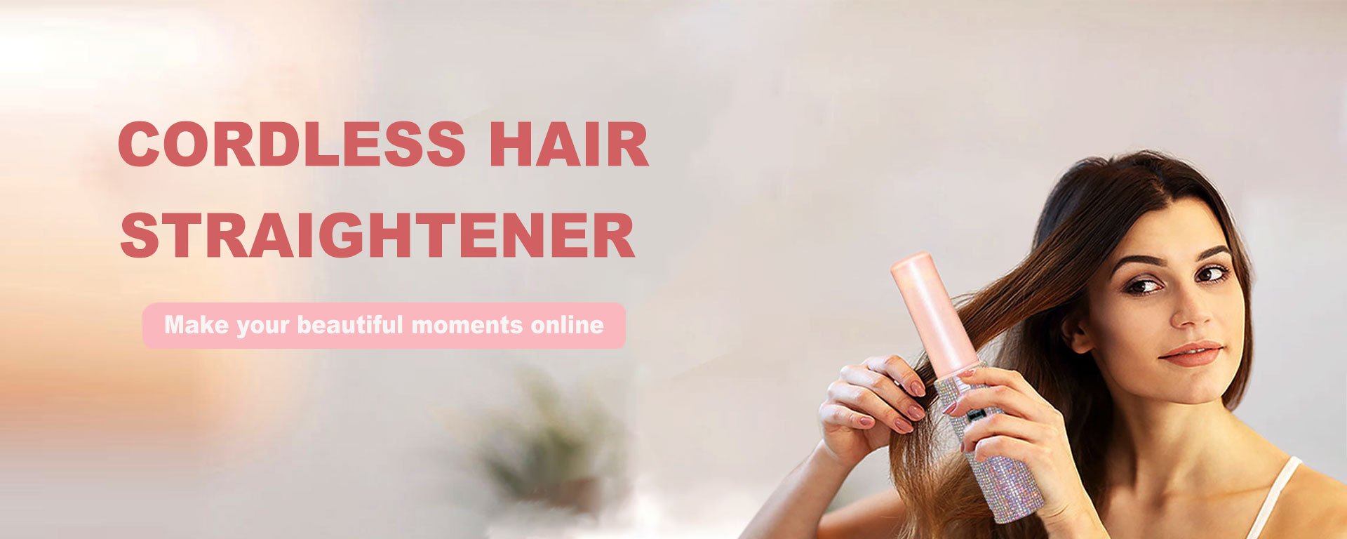 Bling Flat Iron Hair Straightener Supplier