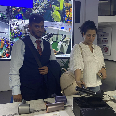 UAE Buyers Come to our Factory to Test Hair Dryer Products