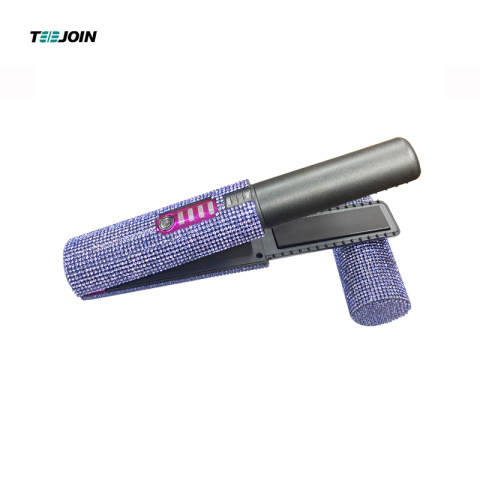 Sapphire Blue Bling Hair Straightener Flat Iron