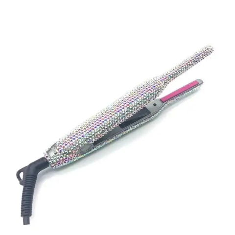 Professional Crystal Hair Flat Iron Titanium Straightener