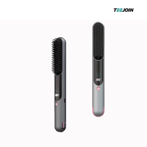 Portable Hair Straightener Comb and Hot Hair Brush