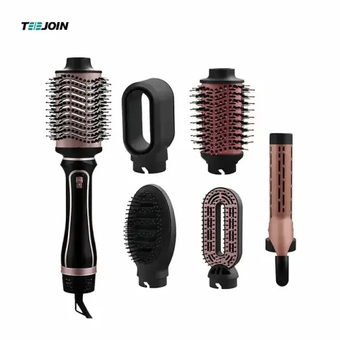 Multifunction 6 in 1 Electric Hot Air Brush Styler