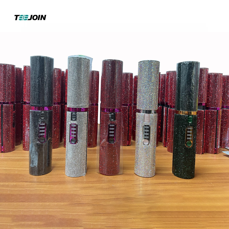 Red Bling USB Hair Straightener in China Factory