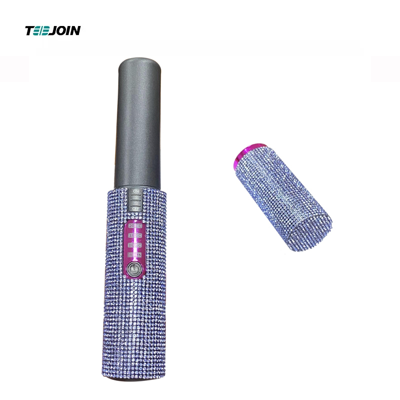 Sapphire Blue Bling Hair Straightener Flat Iron