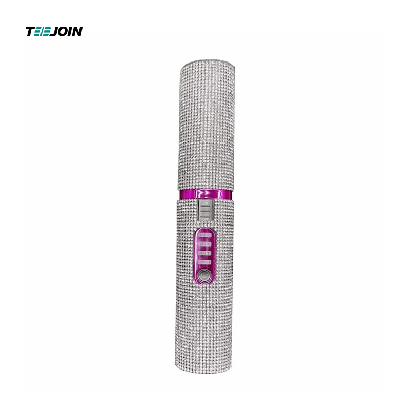 Silver 2 in 1 flat iron Bling hair straightener