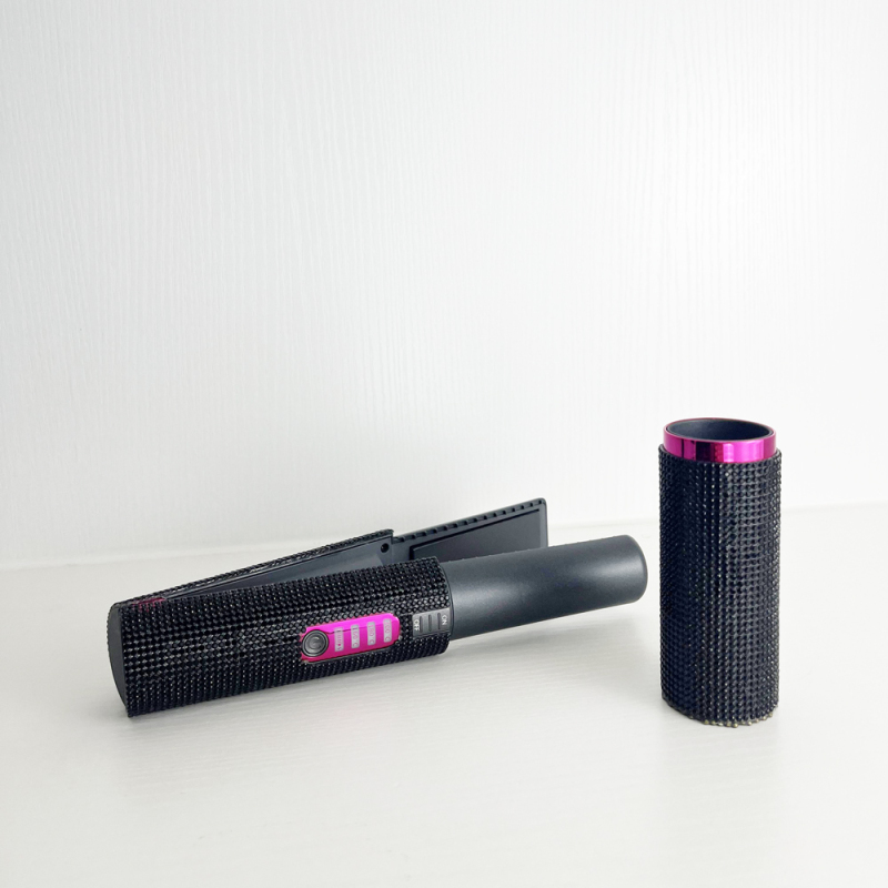 Bling USB Hair Straightener Diamond Black