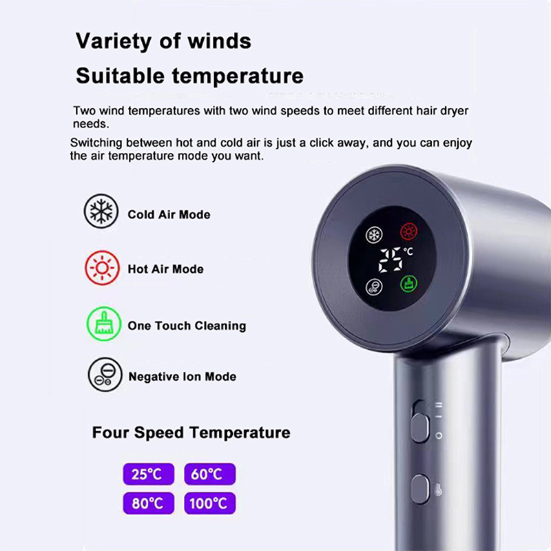 Lightweight Hair Dryer and High Speed Digital Display