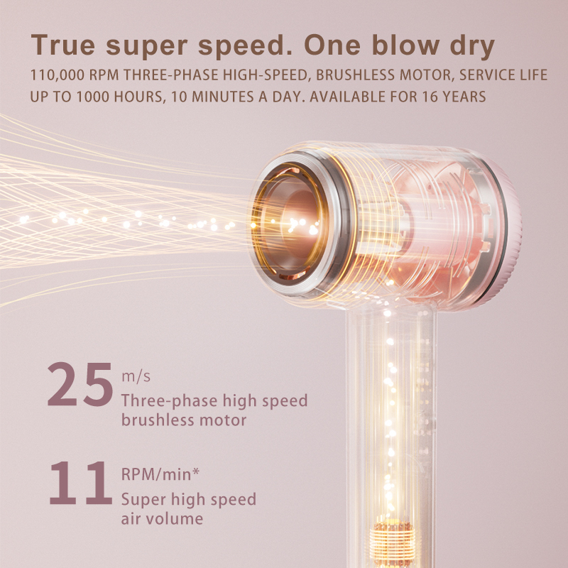 S5 High Speed BLDC Hair dryer Mold and Motor Custom