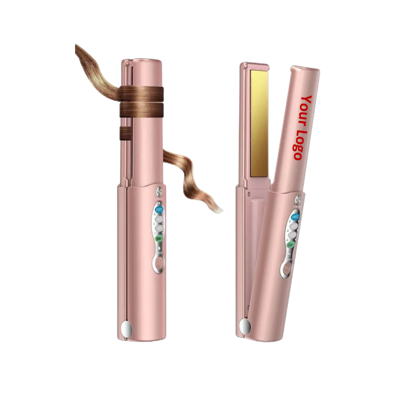 Titanium Flat Iron Rechargeable Hair Straightener