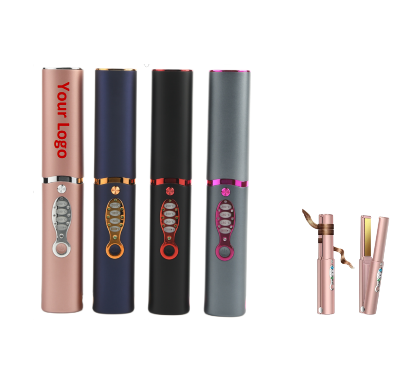 Titanium Flat Iron Rechargeable Hair Straightener