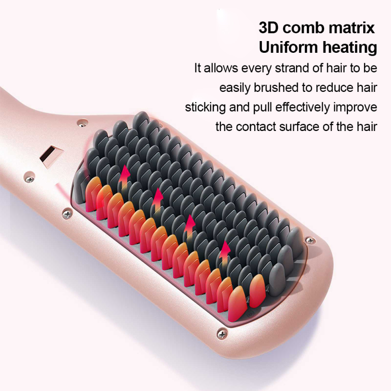 Negative Ionic Hair Flat Iron Hair Straightener brush