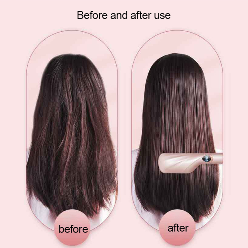 Negative Ionic Hair Flat Iron Hair Straightener brush