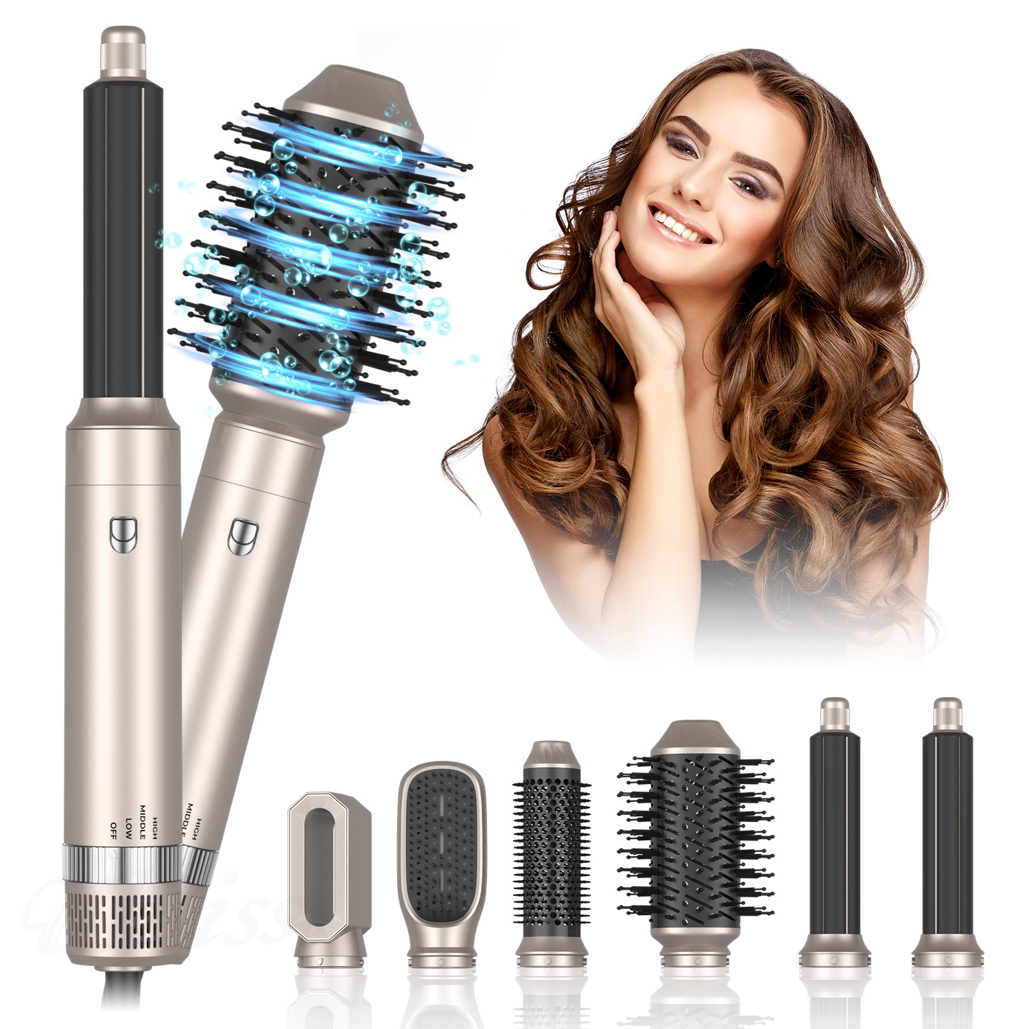 6 In 1 Hair Styler Multif Blow Dryer Best hot air brush