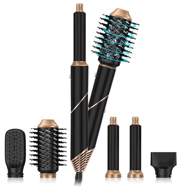 6 In 1 Hair Dryer Comb Portable Speed Electric air styler
