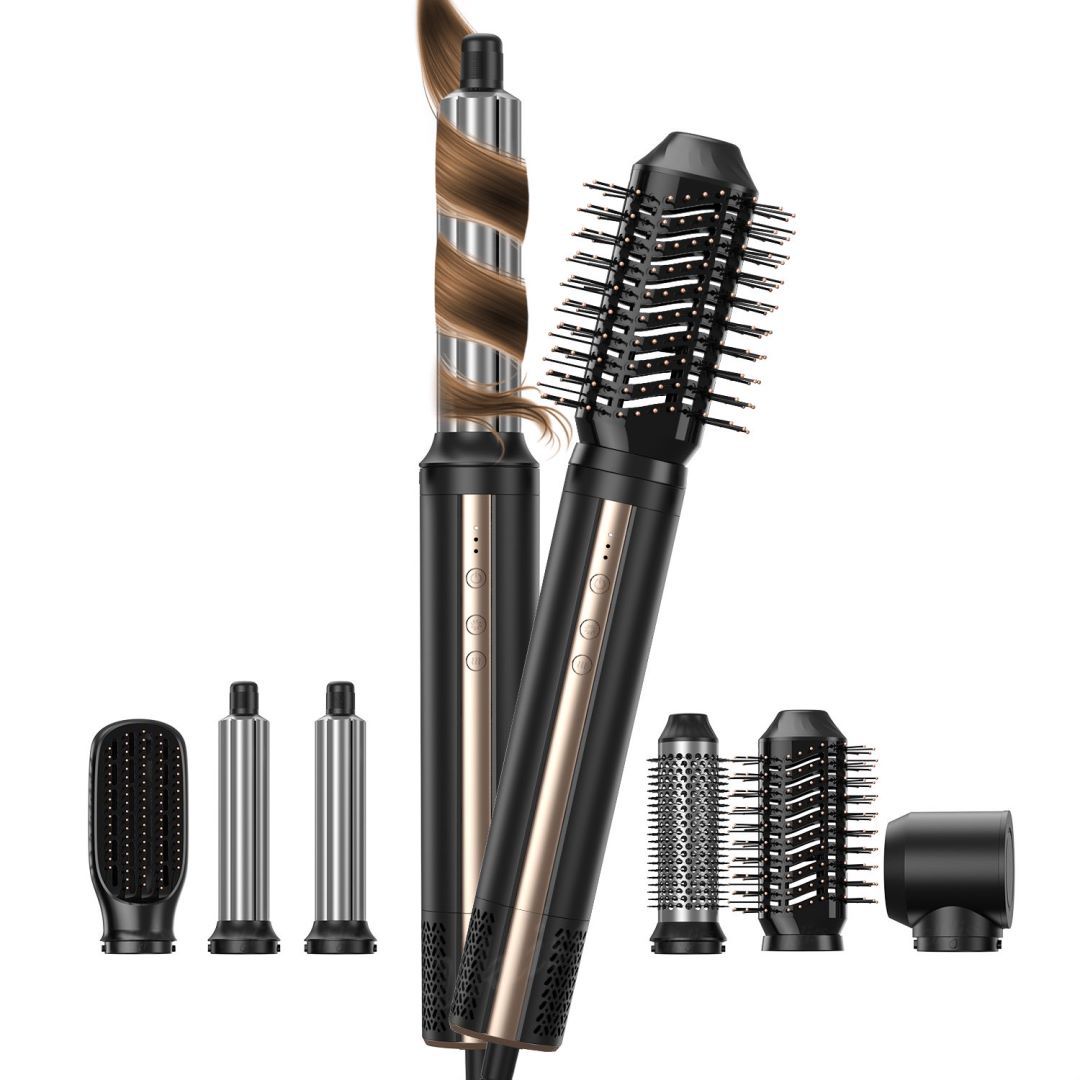 6 In 1 Multifunction Auto Wrap Styler Hot Air Brush