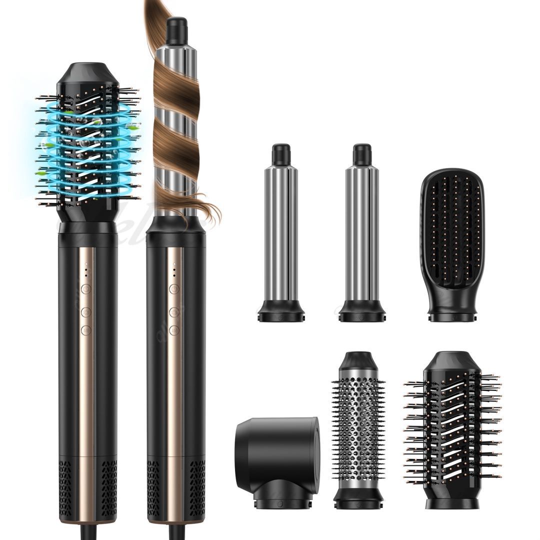 6 In 1 Multifunction Auto Wrap Styler Hot Air Brush