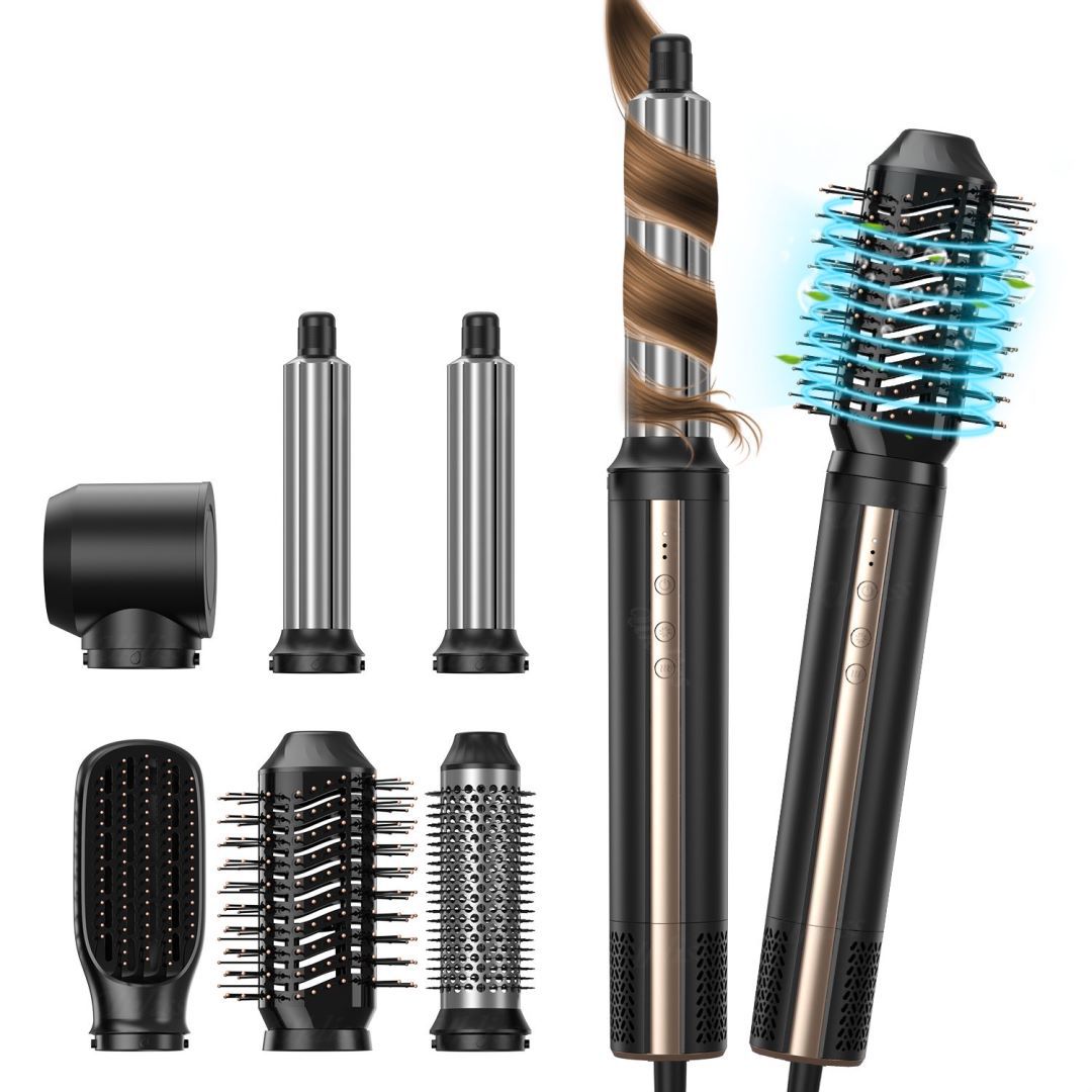 6 In 1 Multifunction Auto Wrap Styler Hot Air Brush