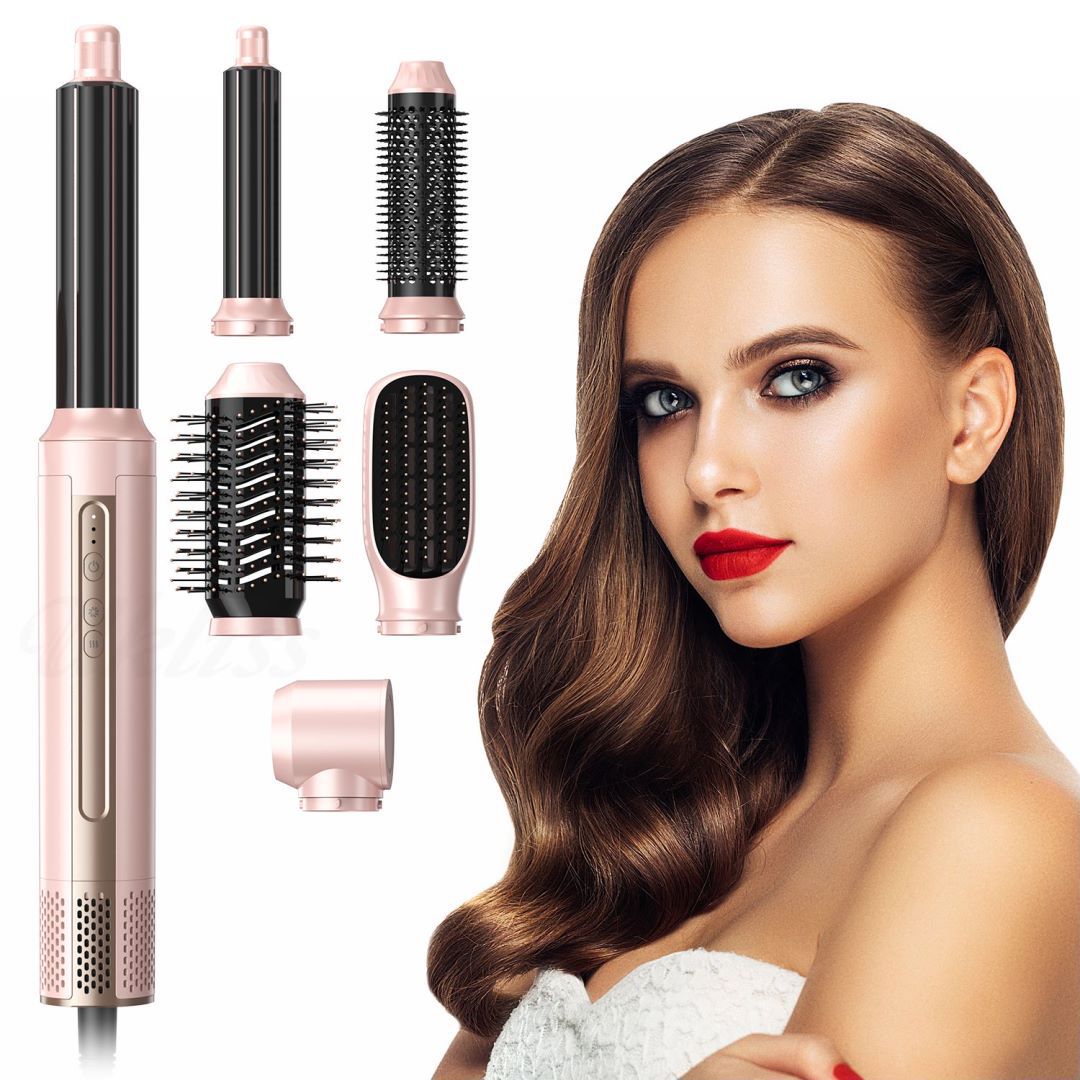6 in 1 Electric Hair Air Brush One Step Hot Air Brush