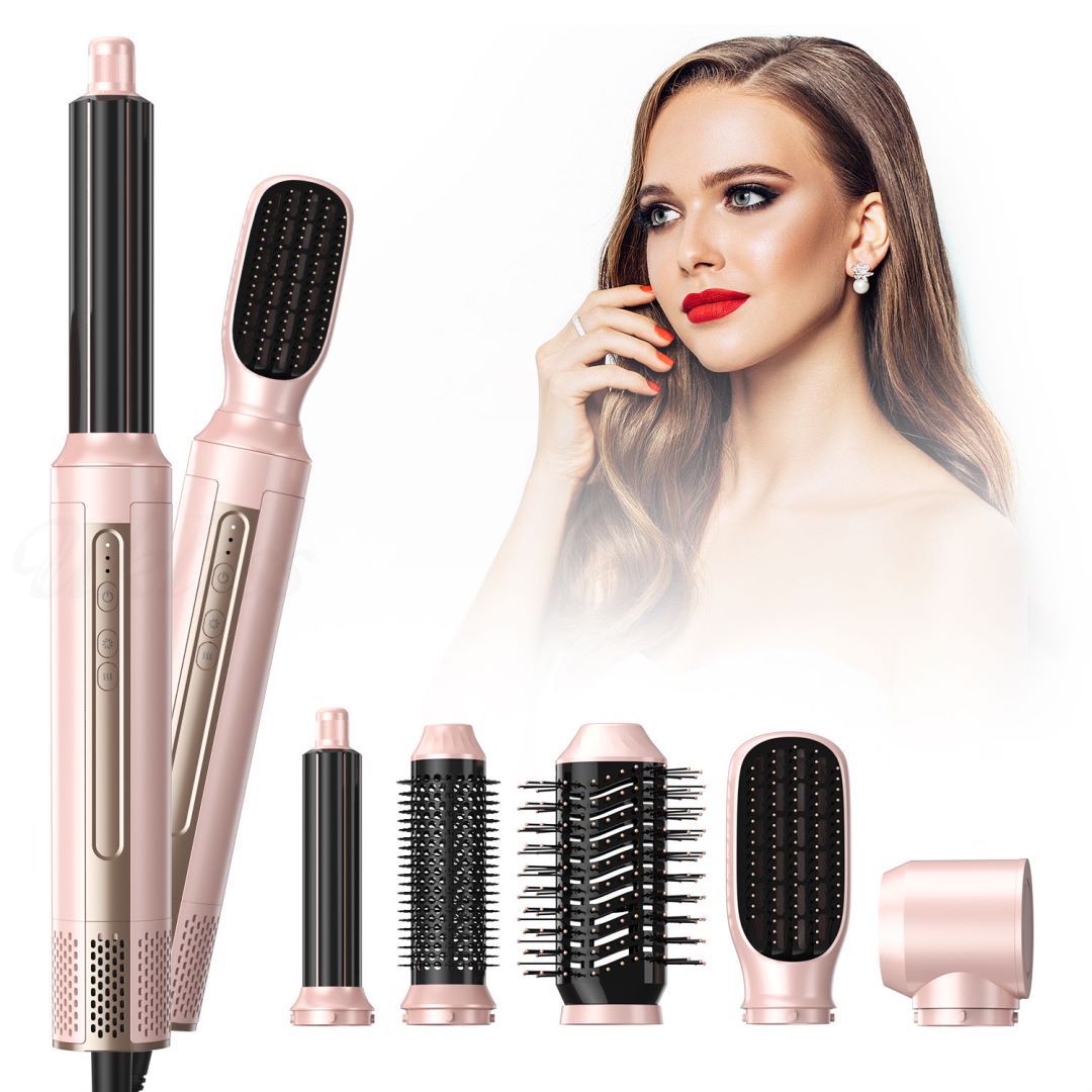 6 in 1 Electric Hair Air Brush One Step Hot Air Brush