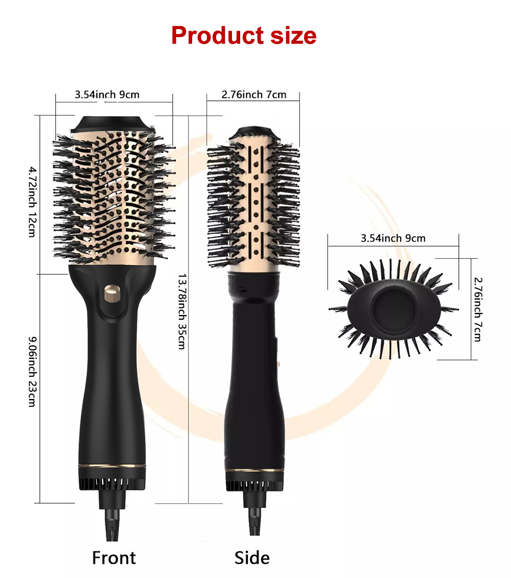 3 in 1 Hot Air Brush Negative Ionic Volumizer Styler