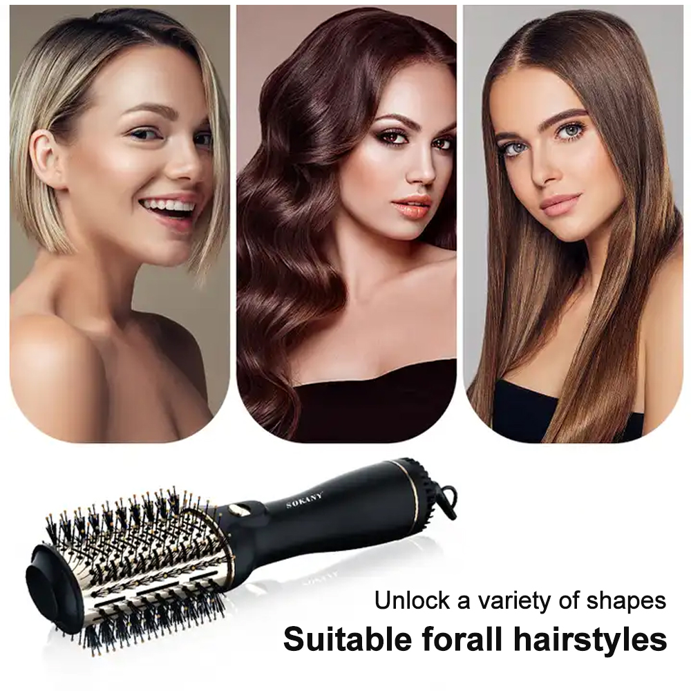 3 in 1 Hot Air Brush Negative Ionic Volumizer Styler