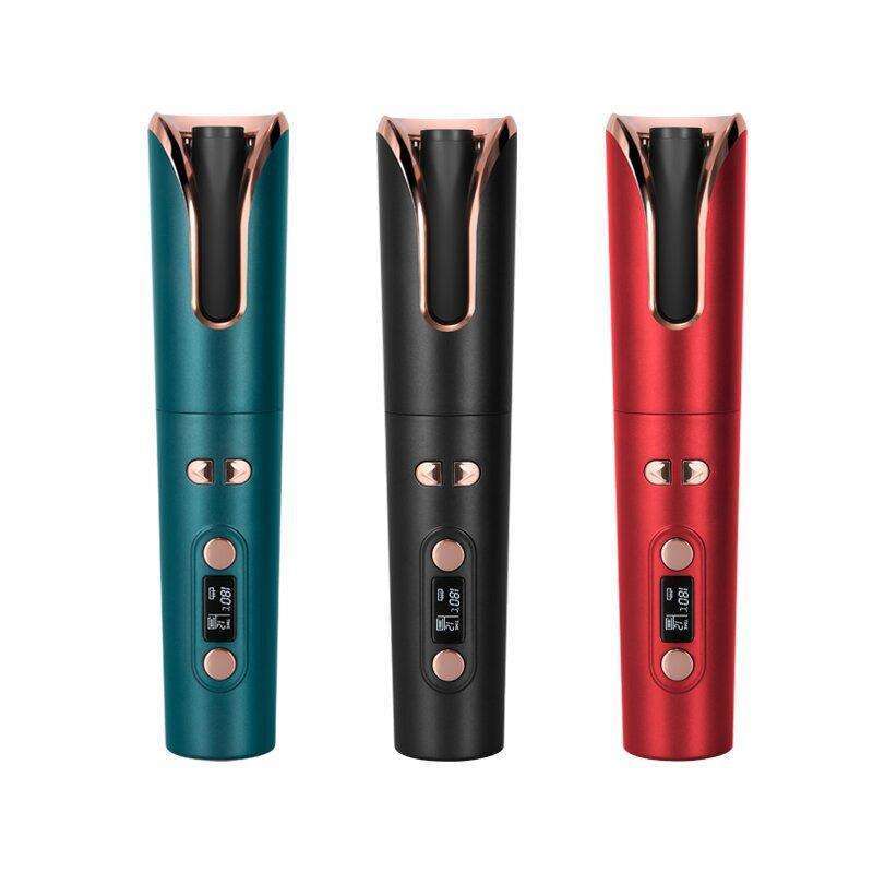 USB Travel Cordless Electric Hair Culing Iron Mini