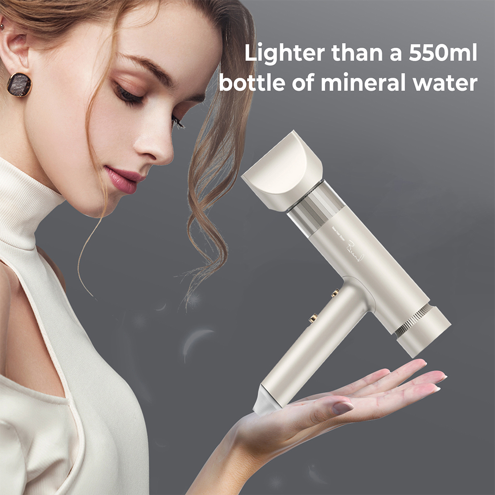 Negative Ionic Hair Dryer with Diffuser and 2 Nozzles