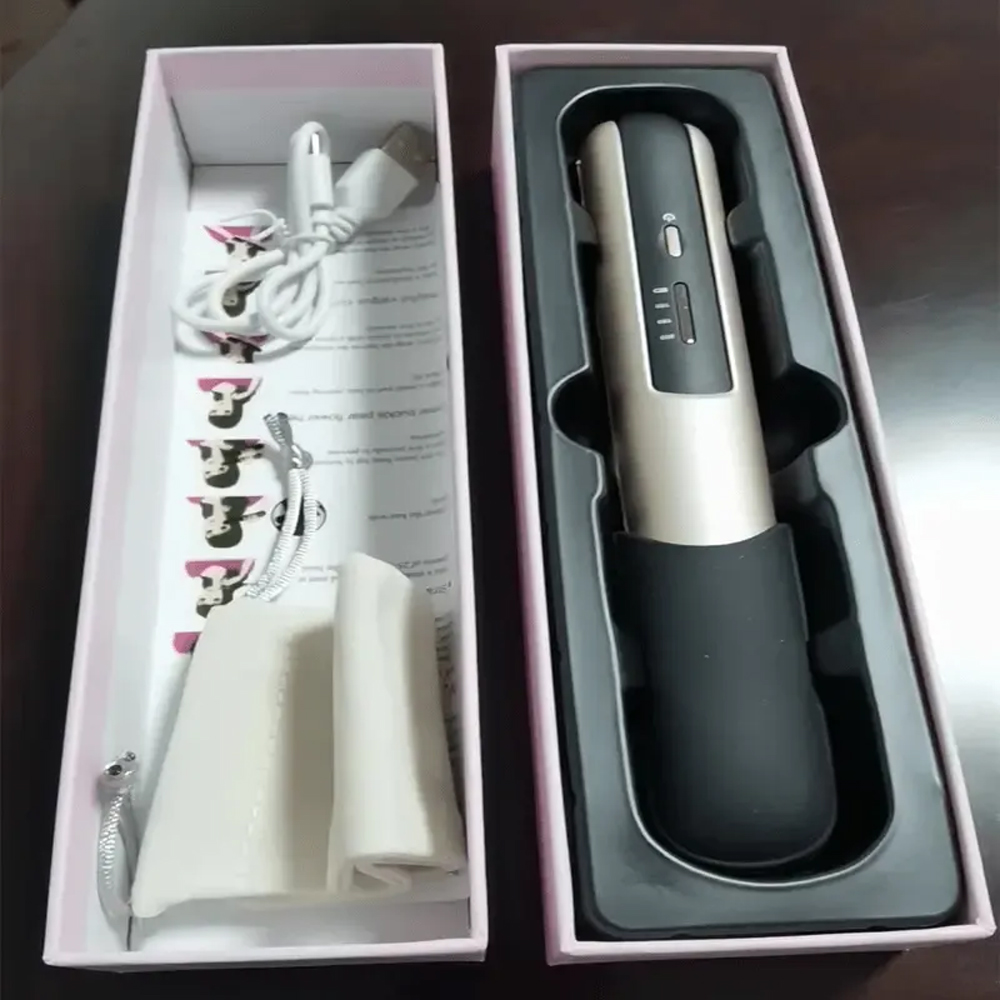 2 In 1 Ceramic Flat Iron Cordless Hair Straightener Mini