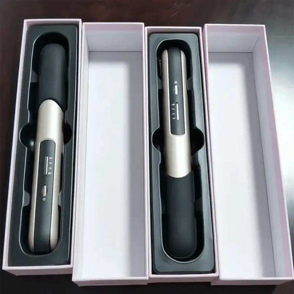 2 In 1 Ceramic Flat Iron Cordless Hair Straightener Mini