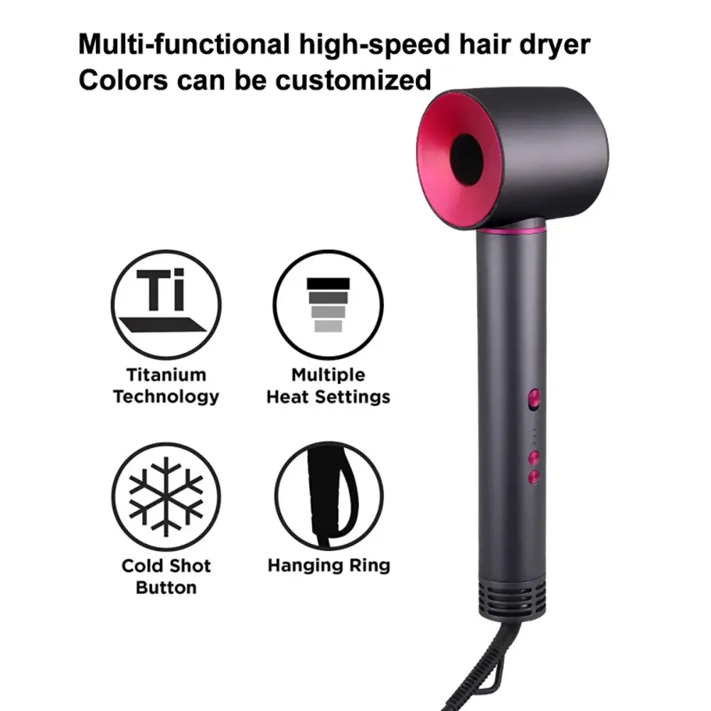 BLDC Motor High Speed 5 in 1 One Step Hair dryer