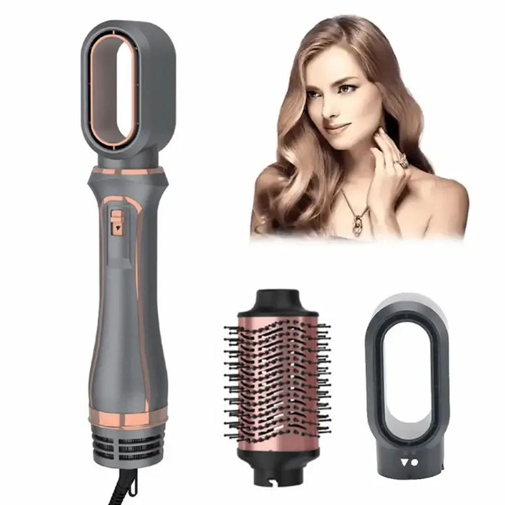 Multifunction 6 in 1 Electric Hot Air Brush Styler