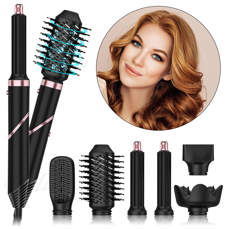 6 in 1 hot air comb multi function hair styler