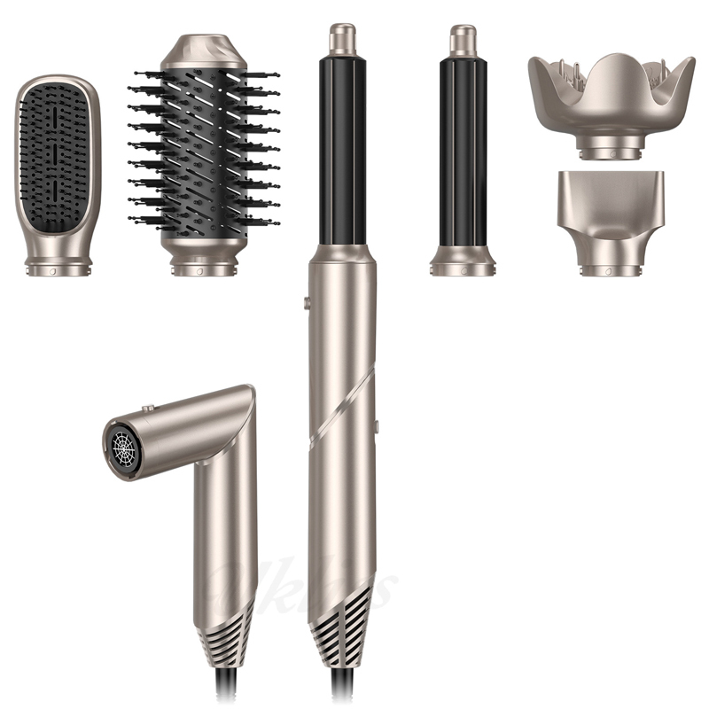 6 in 1 hot air comb multi function hair styler