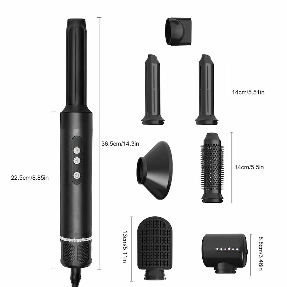 Multifunctional Hairdryer Brush Hair Styler Comb
