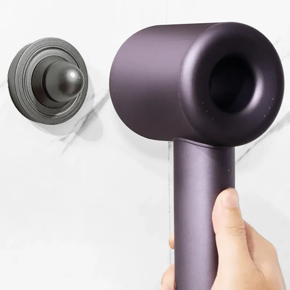 Hair Dryer Holder with Wall Mounted Magnetic Holder