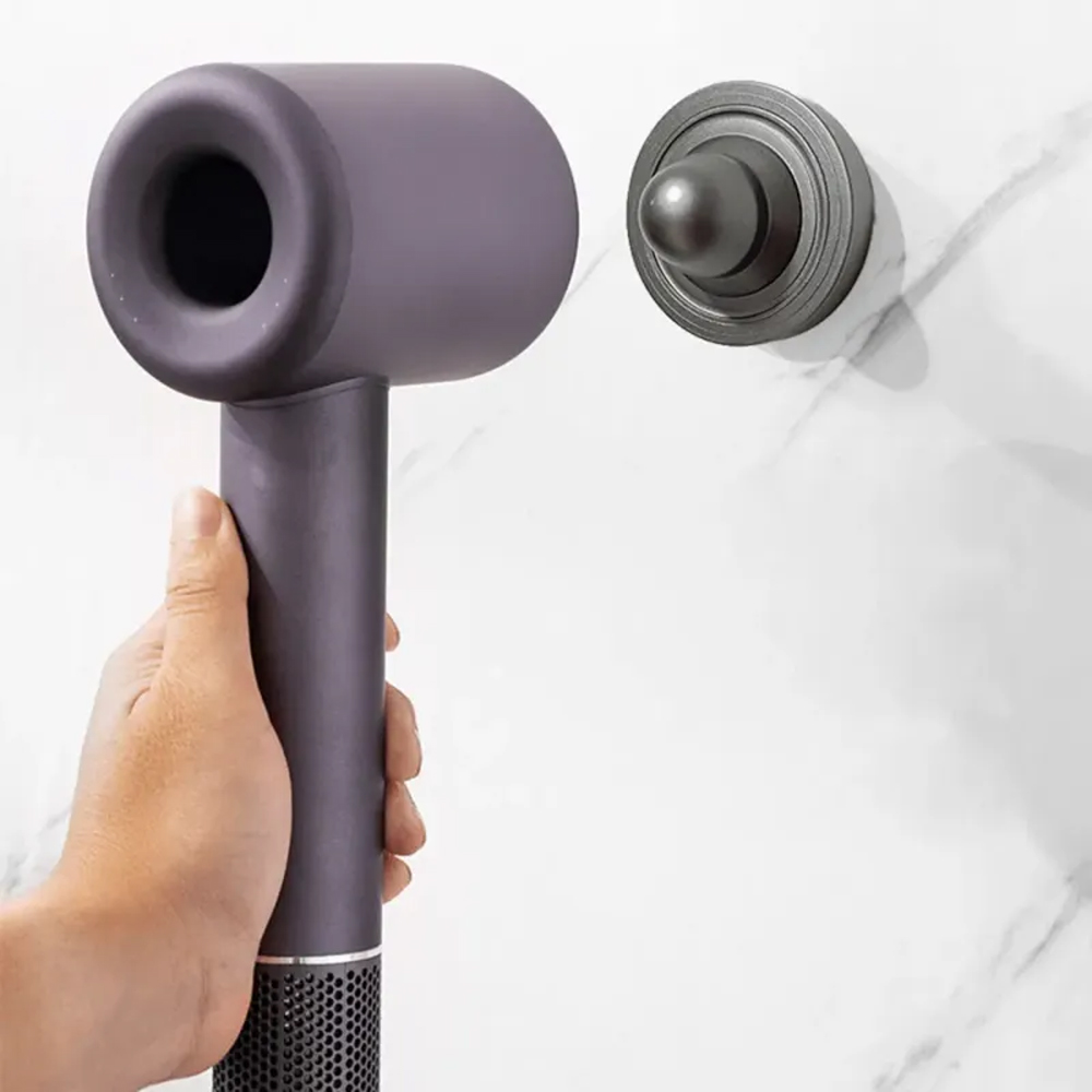 Hair Dryer Holder with Wall Mounted Magnetic Holder
