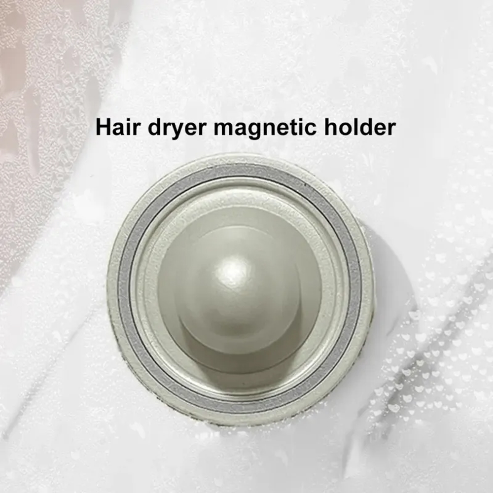 Hair Dryer Holder with Wall Mounted Magnetic Holder