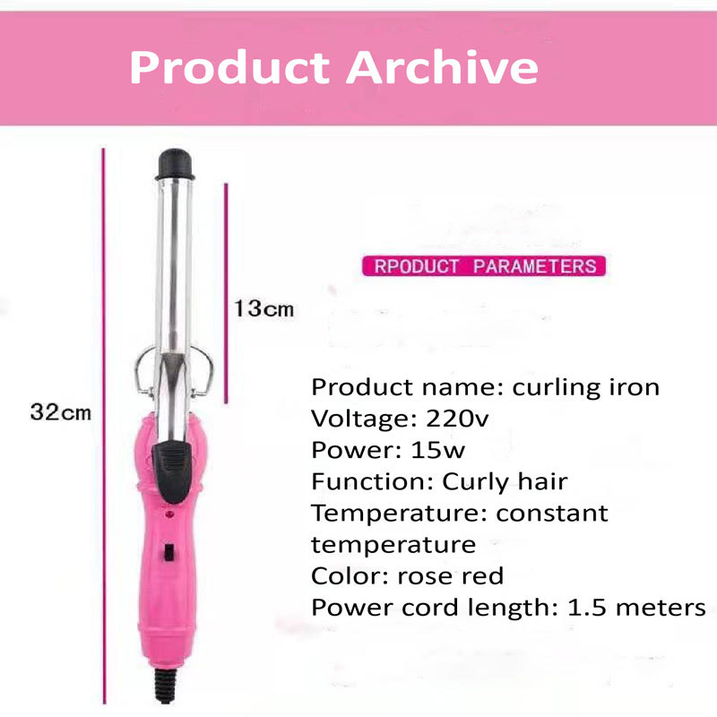Home professional curling Use gold hair Flat iron