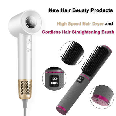 Unlock Gorgeous Hair: Speedy Dryer & Cordless Straightening Comb
