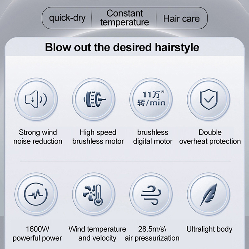 China best lightweight hair dryer and new hair styler blow dryer