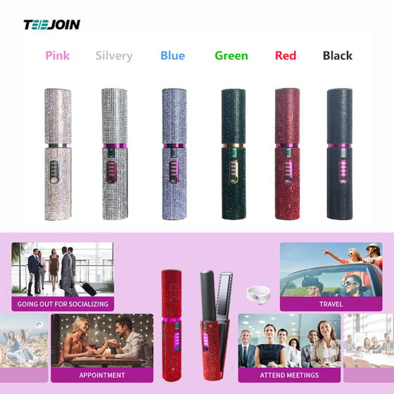 Wireless Bling Straightener: Diamond Luxury for Hair