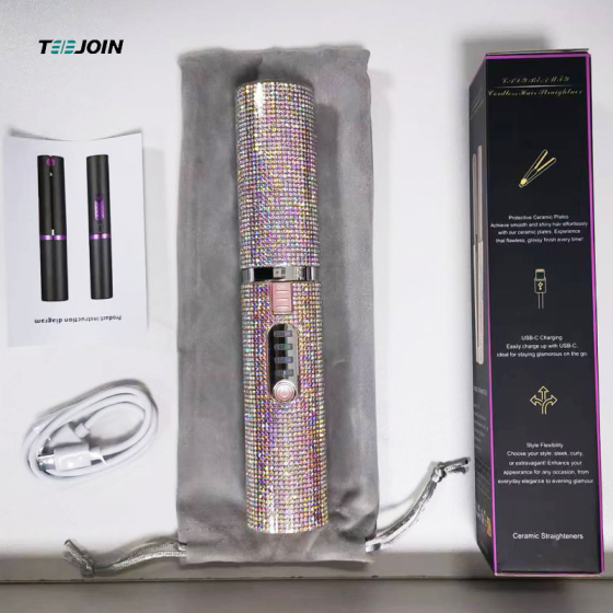 Transform Your Styling with Rechargeable Bling Hair Straightener