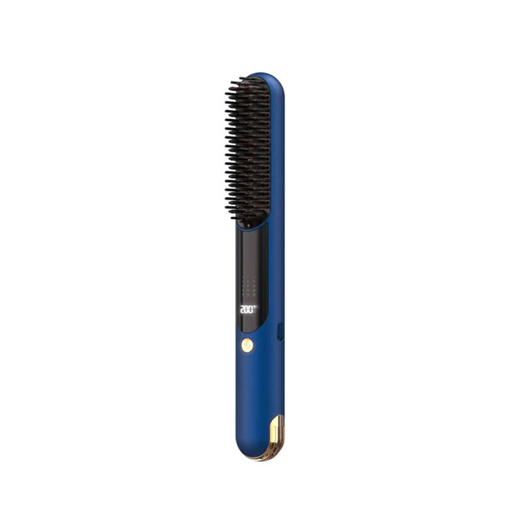 Portable Hair Straightener Comb and Hot Hair Brush