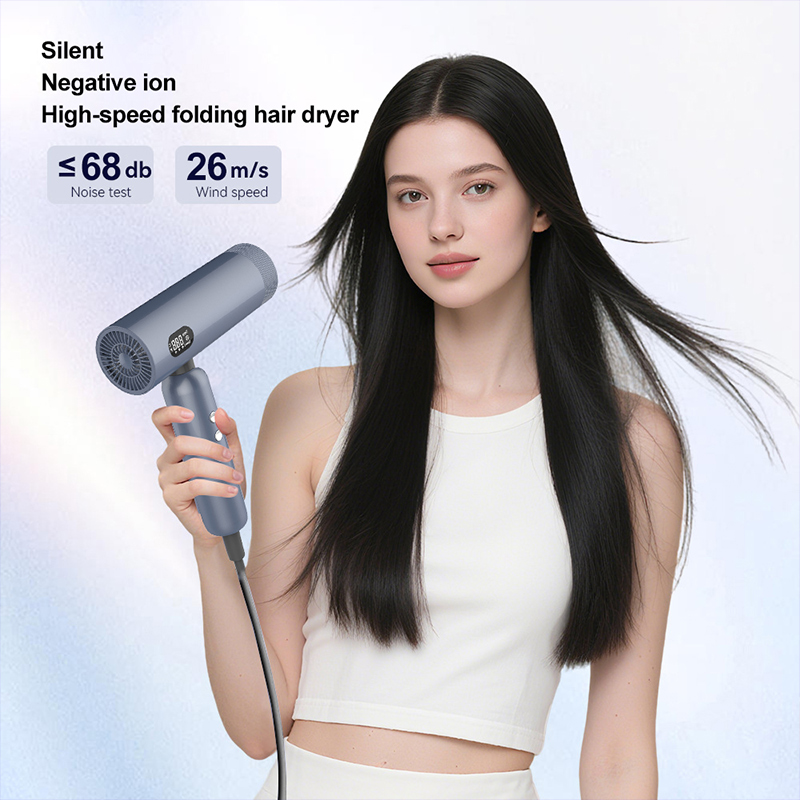 Foldable High-Speed Brushless Motor Hair Dryer &ndash; 1500W Smart Ionic Hair Care