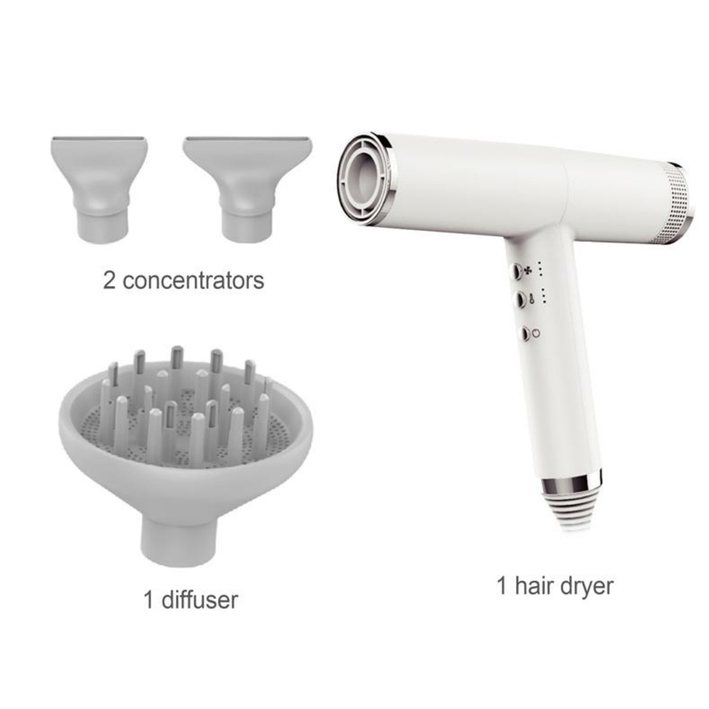 3 In 1 High Speed Hair Dryer Negative Ionic Hair Dryer