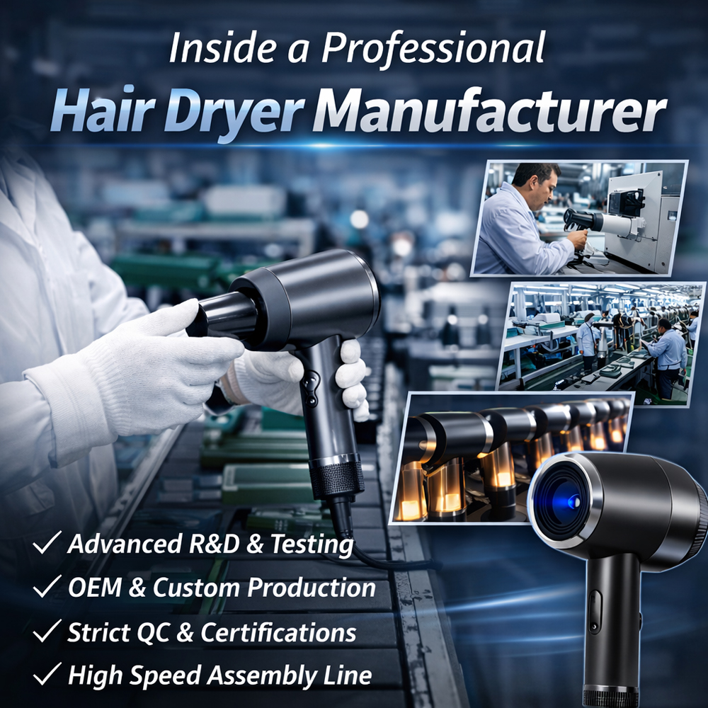 Inside a Professional Hair Dryer Manufacturer