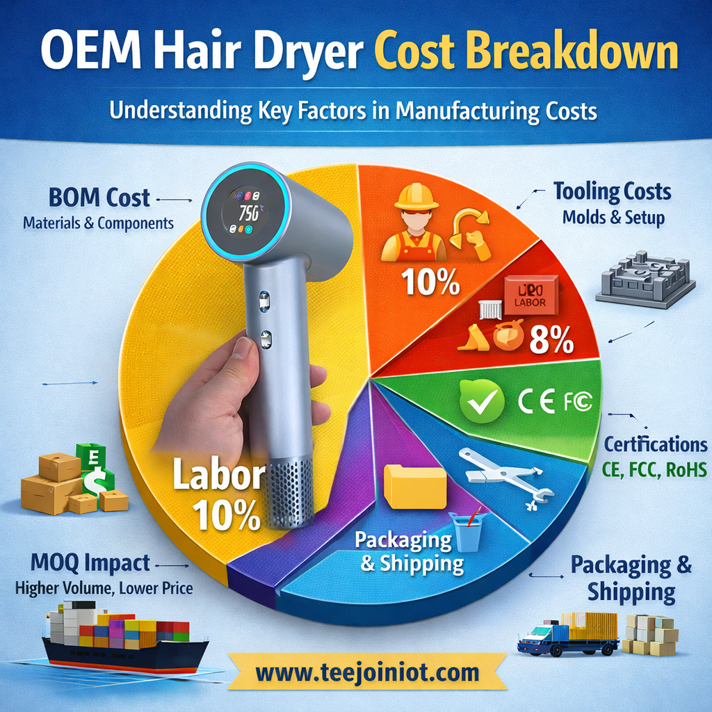 OEM Hair Dryer Cost Breakdown