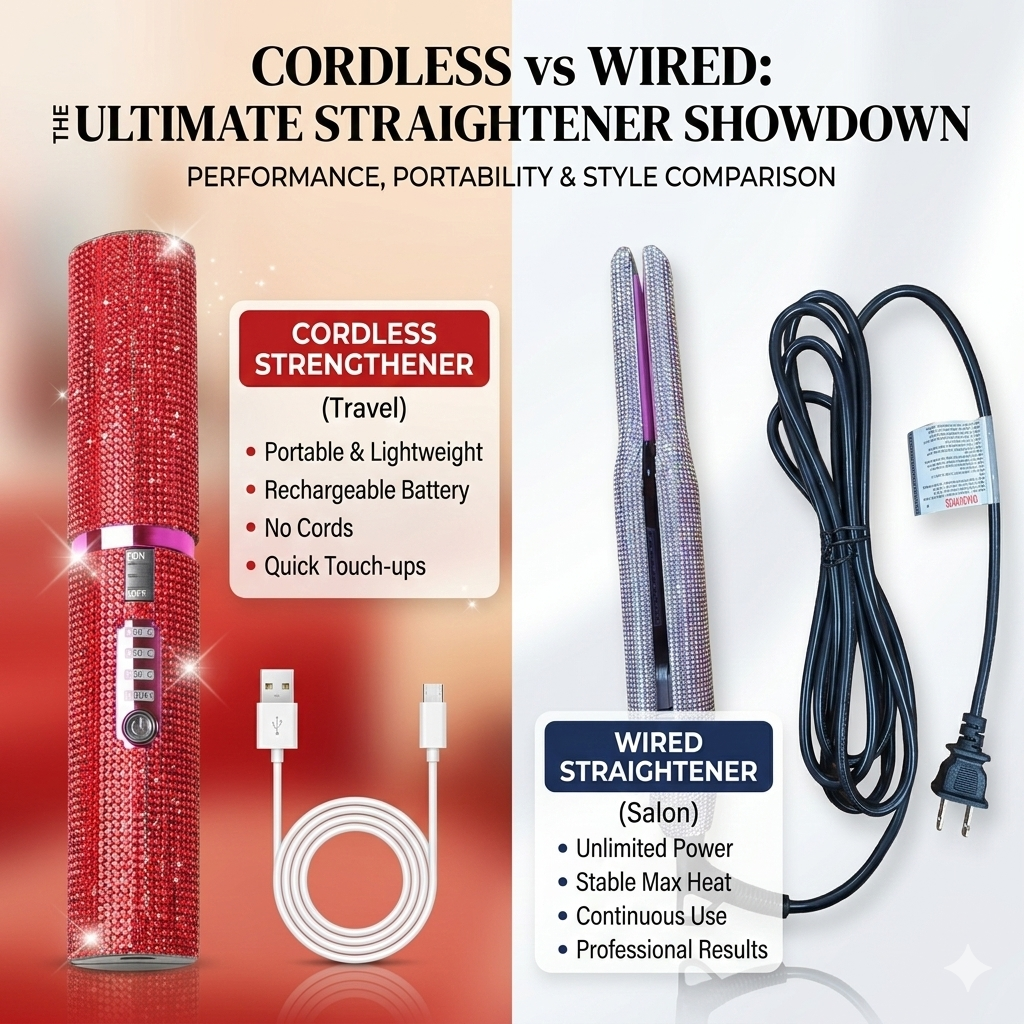 Cordless vs Wired Hair Straightener Comparison