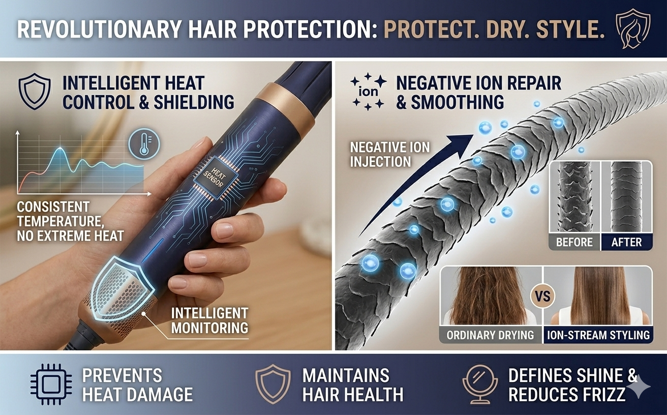 Hair Styler Intelligent Heat Control and Negative Ion Technology.png