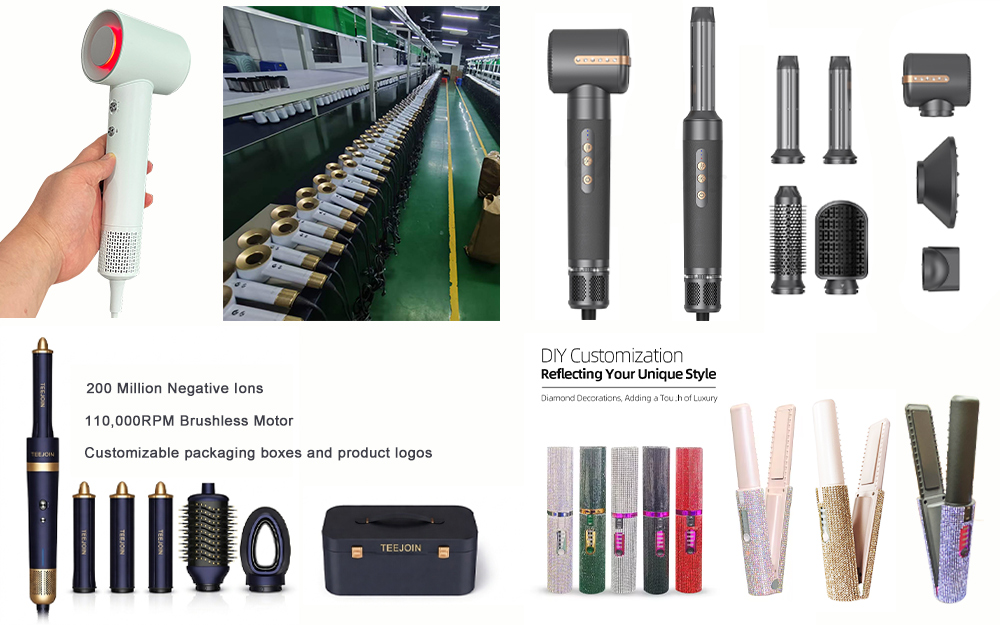 Private label hair dryers, curling irons, flat iron and multi-functional stylers.jpg